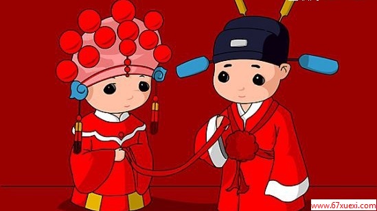 传统的中国红婚礼
