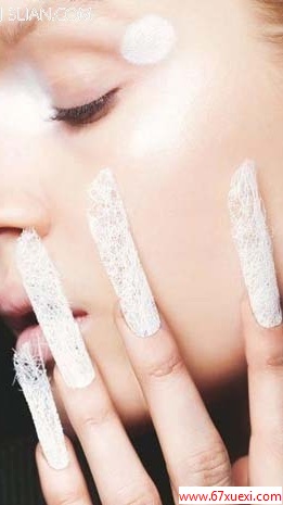 黑白混搭 打造酷感醉人新娘妆容 www.67xuexi.com