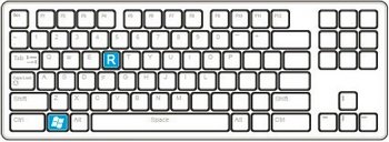 Windows + R 