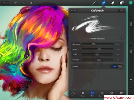 iPadѻͼӦProcreateȫ² www.67xuexi.com