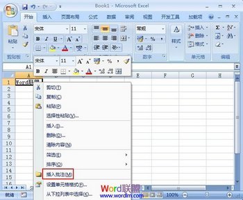 Excel2007中图片批注的添加 www.67xuexi.com