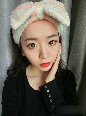 眼部红心修饰